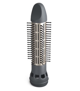 Perie rotativa cu aer cald PHILIPS Seria 7000 BHA710/00, 1000W, Ingrijire cu ioni, 2 accesorii, Setare temperatura de ingrijire, Peri naturali, Invelis ceramic din turmalina, Alb/Crem, L x A x I (mm) 345x150x95 - Img 3