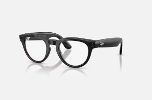Ray-Ban Meta Headliner Gen 2 High Bridge FIT Shiny Black Graphite Green Transitions 50-23