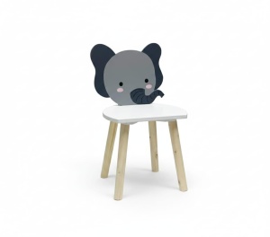Scaun copii, MDF,design elefant, U-Grow