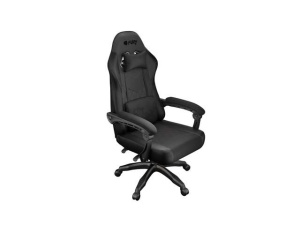 Scaun gaming FURY SHINAI S2, material piele ecologica+fabric, reglabil pe inaltime, greutate maxima suportata 120 kg, inaltime scaun reglabil 42 - 49 cm, spatar ajustabil 135°, dimensiuni roti 51mm, echipat cu piston cu gaz clasa 3, negru - Img 1