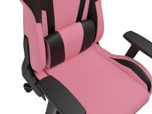 Scaun gaming Genesis Nitro 720, piele ecologica, reglabil pe inaltime, suporta pana la 150 kg, inaltime reglabila 46.5 - 53.5 cm, spatar ajustabil 135°, dimensiuni roti 60mm, negru/roz - Img 3