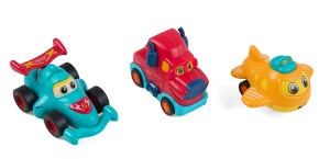 SET 3 VEHICULE ACTIONATE PRIN INERTIE, DIVERSE MODELE SI CULORI, MOMKI - Img 3