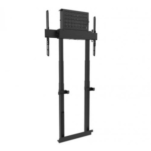 Suport motorizat de perete Neomounts 37"-100", 110 kg, VESA max. 800x600mm, ajustabil, compatibil cu 2 ecrane prin adaugarea acc. optionale (neincluse), negru - Img 2