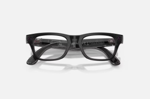 23 Ray-Ban Meta Blayzer Optics Gen 2 AI Glasses Shiny Transparent Black/Demo RW7001 8526 54 - Img 5
