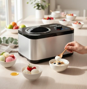 Aparat de făcut înghețată HEINNER SweetFreeze HICM-DW154SSBK - Img 6