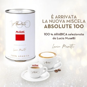 Cafea Boabe 100% Arabica Musetti Absolute Butoi 1.5 Kg