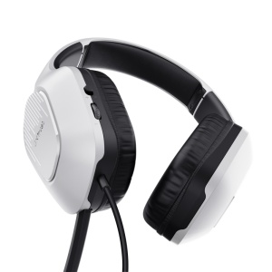 Casti Gaming Head-band Trust GXT 415W Zirox, Wired, Alb - Img 4