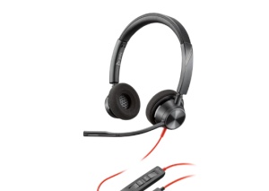 Casti Head-band HP Blackwire 3320, Cu fir, Negru