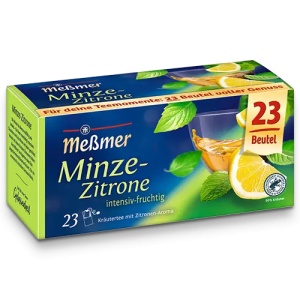 Ceai Mic Dejun Meßmer Classic Minze Zitrone , Messmer Menta cu Lamaie 23 plicuri x 1.5 Gr