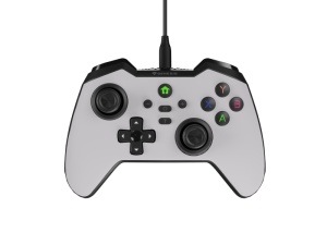 Controller cu fir Genesis Mangan 300, tip Analog/Digital, interfata USB, numar butoane 19, lungime cablu 200 cm, compatibilitate PC, ROG Ally, Nintendo Switch, Steam Deck, alb