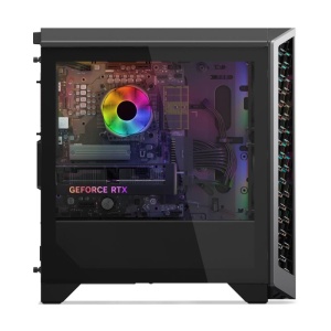 Desktop Gaming Lenovo LOQ Tower 26ADR10 cu procesor AMD AMD Ryzen 7 8745HX pana la 5.1 GHz, 32 GB DDR5, 1TB SSD, RTX 5060, Fara OS, Black, 2 ani Garantie - Img 5