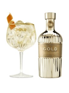 Gin Gold 999.9 + Pahar 0.7L - Img 2