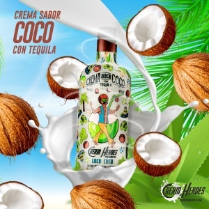 Lichior Tequila Cream Heroes Loco Coco 0.7L