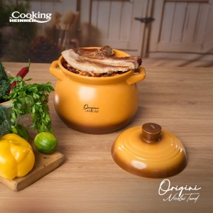 OALA CERAMICA CU CAPAC, 17x18 CM, 4.5 L, NICOLAI TAND, ORIGINI, COOKING BY HEINNER - Img 8