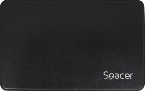 Rack ext. HDD/SSD 2.5" Spacer USB 3.0 negru - Img 1