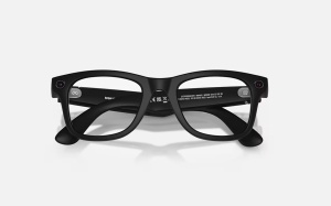 Ray-Ban Meta Wayfarer Gen 2 AI Glasses Matte Black/Clear (Large) - Img 4
