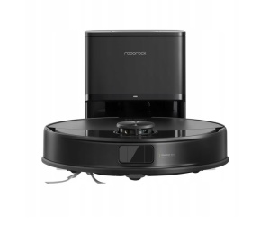 Robot de aspirare Roborock Q10 PF+, aspirator si mop cu statie de golire automata, 10.000 Pa, baterie 5.200 mAh, autonomie 180 min, navigatie AI, recipient praf 2.7L, Liftable Mop, Suport Alexa si Google Home, negru - Img 2