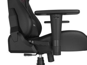 Scaun gaming Genesis Nitro 550 G2, material Synthetic PU + Textil, reglabil pe inaltime, greutate maxima suportata 150 kg, inaltime scaun reglabil 46.5 - 53.5 cm, spatar ajustabil 150°, dimensiuni roti 60mm, negru - Img 5