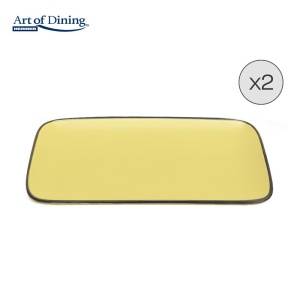 SET 2 PLATOURI CERAMICA 32x20 CM, MEDEEA, ART OF DINING