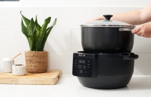 Slow Cooker Instant Pot, 800W, Capacitate 7.1L, Keep Warm, 4 in 1, control digital, Negru - Img 6