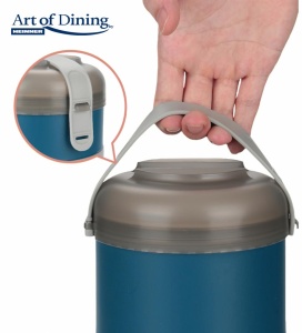 CASEROLA TERMICA 600 ML, LOCA, ALBASTRU, HEINNER - Img 6