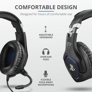 Casti Gaming Head-band Trust GXT 488 Forze PS4, Wired, Negru - Img 8