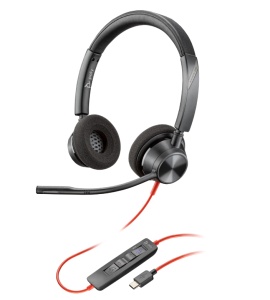 Casti Head-band HP Blackwire 3220, Cu fir, Negru