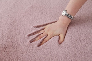 Covor Heinner Shaggy soft blanita Roz Pudra 200x300 cm - Img 3