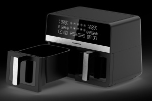 FRITEUZA DUBLA CU AER CALD HEINNER SIMCOOK HAF-K10DB24BK - Img 3
