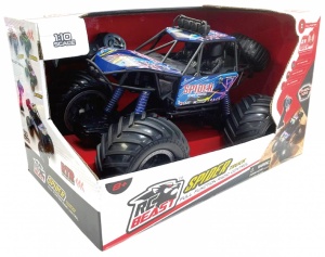 MASINUTA CU TELECOMANDA BIG FOOT, SCARA 1/10, 44CM, ALBASTRU - Img 2