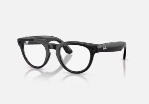 RayBan Meta HEADLINER LowBridgeFit Shinny Black - Sapphire Transitions® Gen2