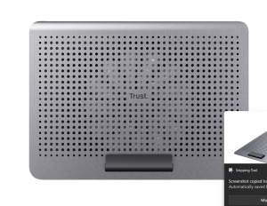 Stand cooling laptop Trust Exto, cabluri incluse USB-A to USB-A 100cm, nivel sunet 30 dBA, 35 dBA, viteza rotatie 650 RPM, argintiu - Img 2