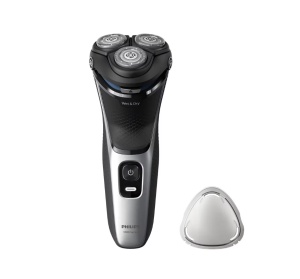 Aparat de ras electric, PHILIPS, seria 3000 S3143/00, Argintiu/Negru - Img 2