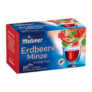 Ceai Mic Dejun Meßmer Classic Strawberry & Mint , Messmer Capsuni si Menta 20 plicuri x 2.25 Gr