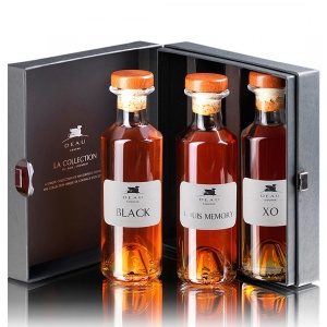 Cognac Deau Kit Degustare La Collection XO Black Memory 3 x 0.2L