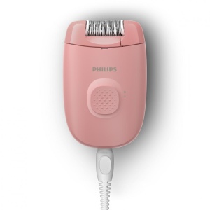 Epilator cu fir PHILIPS Seria 2000 BRE227/00, 1 viteza, 2 accesorii, Retea, Corai, L x A x I (mm) 110x40x145 - Img 2