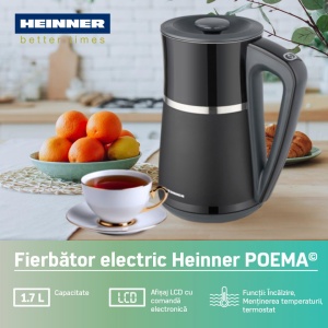 FIERBATOR ELECTRIC DIGITAL HEINNER HEK-D22002WBK - Img 3