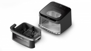FRITEUZA DUBLA CU AER CALD HEINNER AirBake Revolution HAF-C10DB22GREY - Img 3