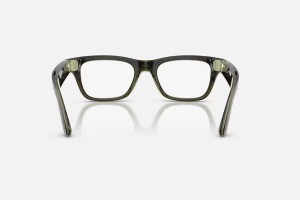 Ray-Ban Meta Blayzer Optics Gen 2 AI Glasses Shiny Transparent Dark Olive/Demo - Img 4