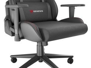 Scaun gaming Genesis Nitro 550 G2, material Synthetic PU + Textil, reglabil pe inaltime, greutate maxima suportata 150 kg, inaltime scaun reglabil 46.5 - 53.5 cm, spatar ajustabil 150°, dimensiuni roti 60mm, negru - Img 9