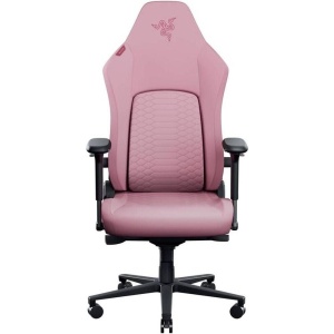 Scaun Razer Iskur V2 X NewGen, tip spuma spumă turnată PU, suport lombar integrat, tetieră reglabilă, cotiere 2D, clasa de ridicare pe gaz 4, roz - Img 1