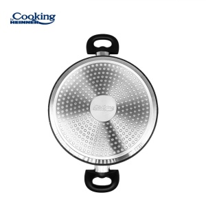 SEMIOALA ALUMINIU FORJAT 24x10 CM,3.8L,ONIX, COOKING BY HEINNER - Img 3
