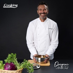 SEMIOALA INOX+CAPAC 18X10 CM, 2.5L, NICOLAI TAND, ORIGINI, COOKING BY HEINNER - Img 4
