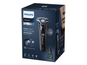 Aparat de ras electric Philips Seria 7000 S7886/58, 5 W, Autonomie 60 minute, Umed si uscat, Lame SteelPrecision SkinIQ Negru - Img 3