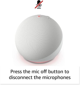 Boxa inteligenta Amazon Echo Dot 5 (2022), Control Voce Alexa, Bluetooth, Wi-Fi, Glacier White - Img 2