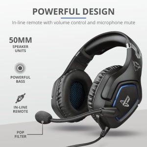 Casti Gaming Head-band Trust GXT 488 Forze PS4, Wired, Negru - Img 2