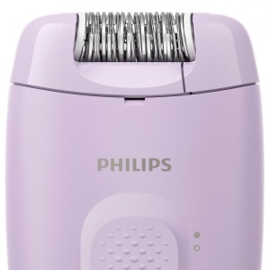 Epilator cu fir PHILIPS Seria 2000 BRE237/00, 1 viteza, 2 accesorii, Retea, Lila, L x A x I (mm) 110x40x145 - Img 3