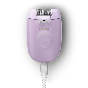 Epilator PHILIPS Seria 4000 BRE257/00, 2 setari de viteza, Cap de epilare lavabil, 4 accesorii, Lila, L x A x I (mm) 50x120x145 - Img 2