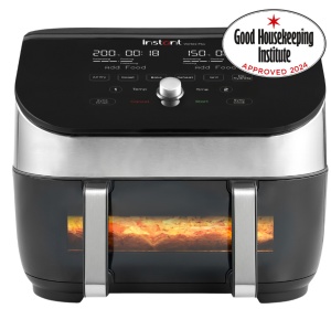 Friteuza cu aer cald, Vortex Plus 8.5 VersaZone Clear Cook 1700W, 6 functii, cosuri detasabile, SyncCook & Finish, Instant Pot