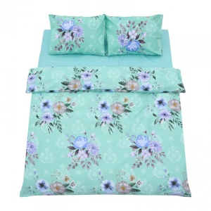 Lenjerie dubla 100% bumbac 4 piese, Spring